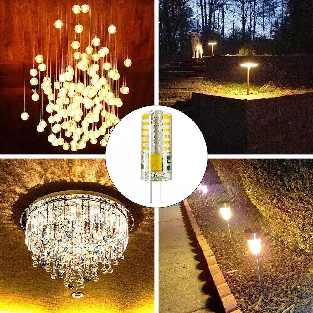 G4 Silicone LED Bulbs – Energy Efficient 360 Degree Lighting for Home Fixtures