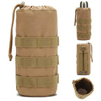 Tactical Hydration Carrier – Adjustable Nylon Water Bottle Pouch for Hiking