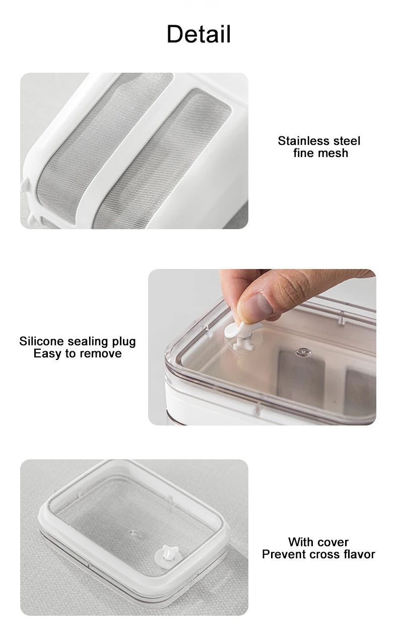 Stainless Steel Greek Yogurt Maker – Whey Strainer for Kitchen Fermentation