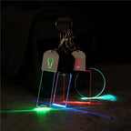 Acrylic LED Keychain – RGB Light Up Key Pendant for DIY Wedding Decor Gifts