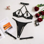 Tassel Lingerie Set – Cut Out Two Piece Set for Sexy Women's Underwear