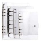Transparent Loose Leaf Ring Binder – A4-A7 Planner for School and Office