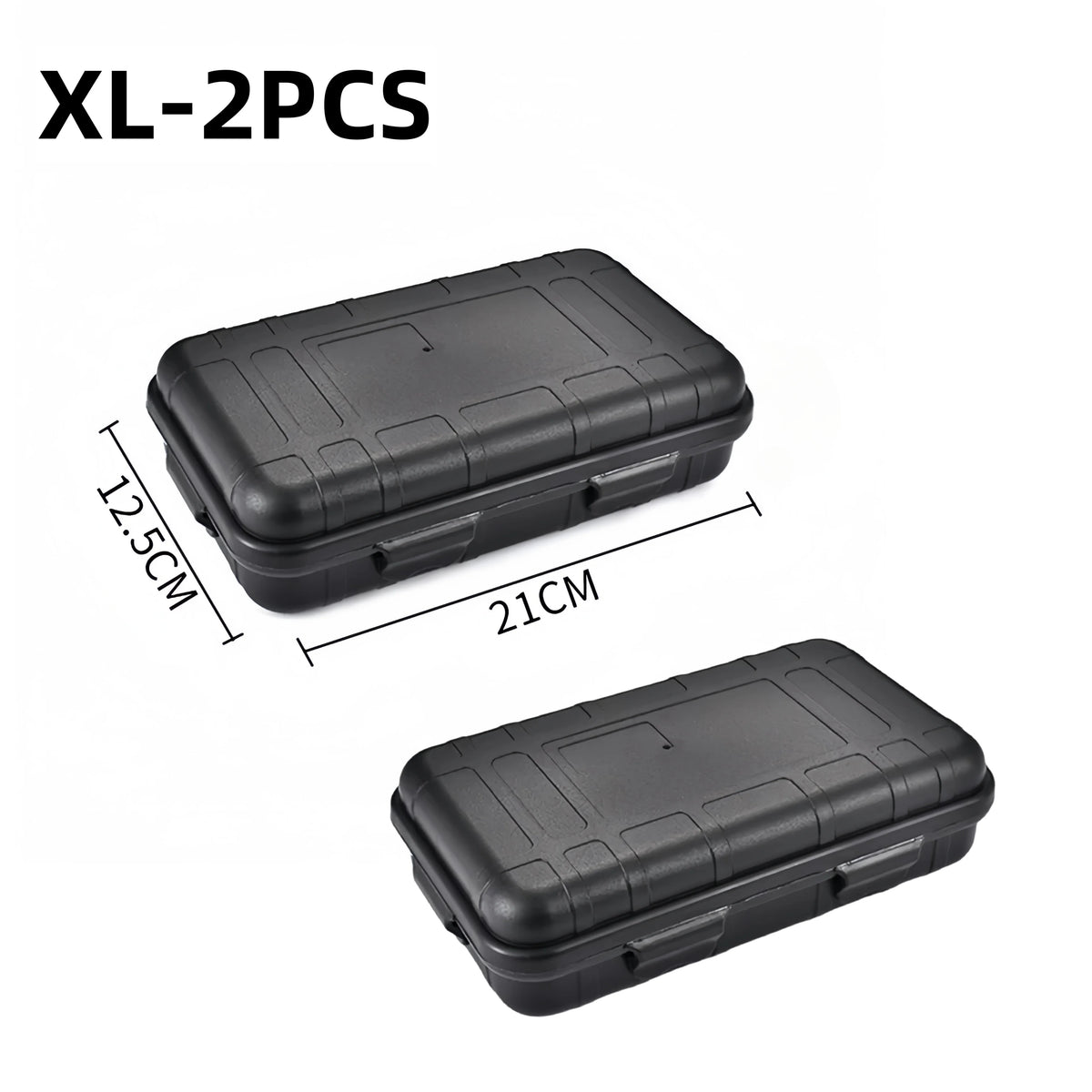 Waterproof Plastic Survival Case – Sealed Storage for Camping and Travel