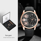 Quartz Men's Wristwatch – Luxury Minimalist Business Gift for Anniversaries