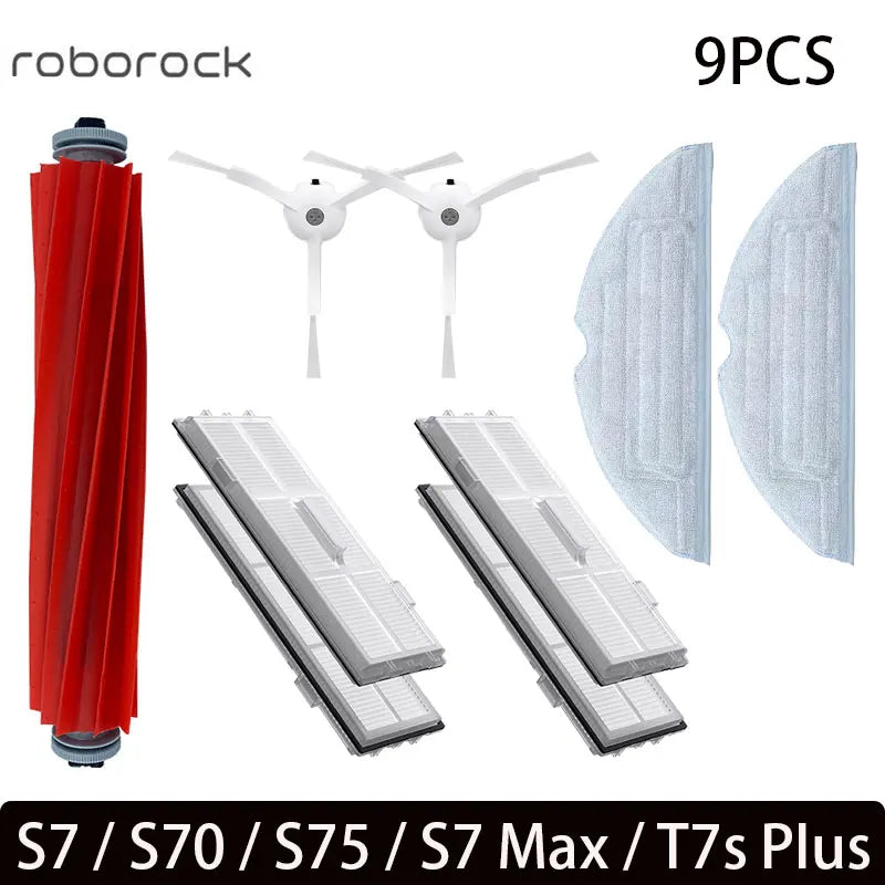 Vacuum Replacement Parts – Main Brush Hepa Filter for Roborock S7 Series