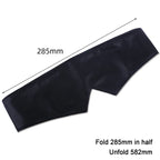 Black Fabric Eye Mask – Adjustable Blindfold for Anime Cosplay Costume