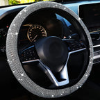 Crystal Rhinestone Steering Wheel Cover – Sparkling Auto Interior Decoration
