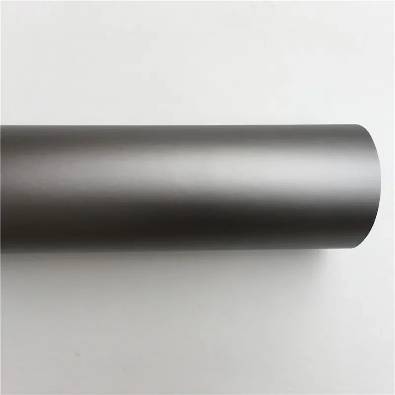 Matte Dark Grey Vinyl Film – Bubble Free Wrap for Vehicle and Console Decals