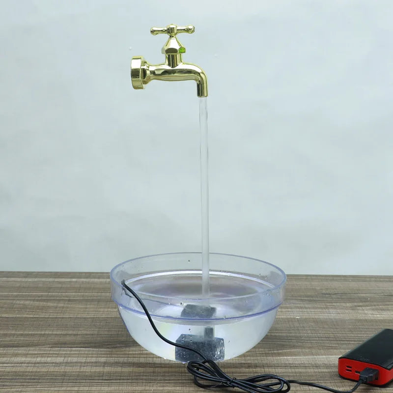 Floating Faucet Fountain – Invisible Flowing Spout for Garden Decoration