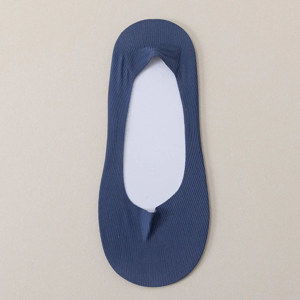 Men's Low Cut No Show Socks – Breathable Silicone Non-Slip for Daily Wear
