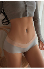Seamless Ice Silk Panties – Low-Waist Women Underwear for Daily Comfort