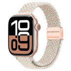 Braided Nylon Loop Watch Band – Magnetic Adjustable Bracelet for Apple iWatch