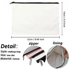 Canvas Friends Makeup Bag – Eco-friendly Cosmetic Organizer for Travel