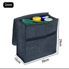 Enlarged Felt Car Storage Box – Thickened Organizer for Vehicle Essentials