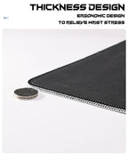 Large Starlit Sky Desk Mat – Anti-slip Rubber Pad for Gaming and Office