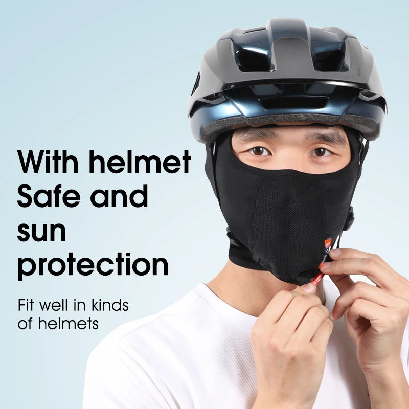 Summer Cooling Balaclava – UV Protection Face Mask for Cycling and Sports
