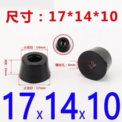 Rubber Furniture Leg Tips – Non-slip Floor Protectors for Tables and Speakers