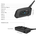 Motorcycle Bluetooth Helmet Intercom – Wireless Headset for Group Riding