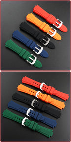 Rubber Watch Strap – Silicone Diving Band for Oris Aquis Series