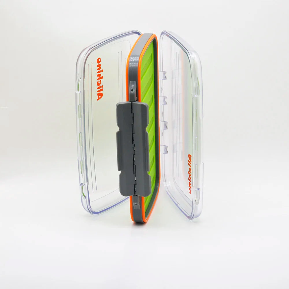 Waterproof Two-Sided Fly Box – Transparent Storage for Fishing Jig Lures