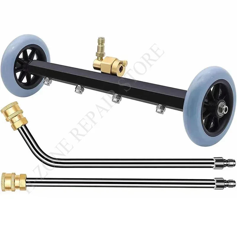 High Pressure Car Chassis Cleaner – 16 Inch Water Broom with Extensions