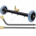 High Pressure Car Chassis Cleaner – 16 Inch Water Broom with Extensions