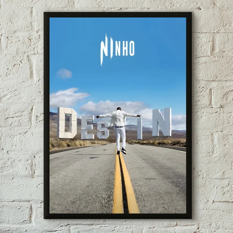 Ninho Rapper Wall Poster – Self-Adhesive Waterproof Art for Room Decor