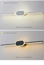 Modern LED Wall Sconce – Minimalist Mirror Lighting for Bathroom and Bedroom