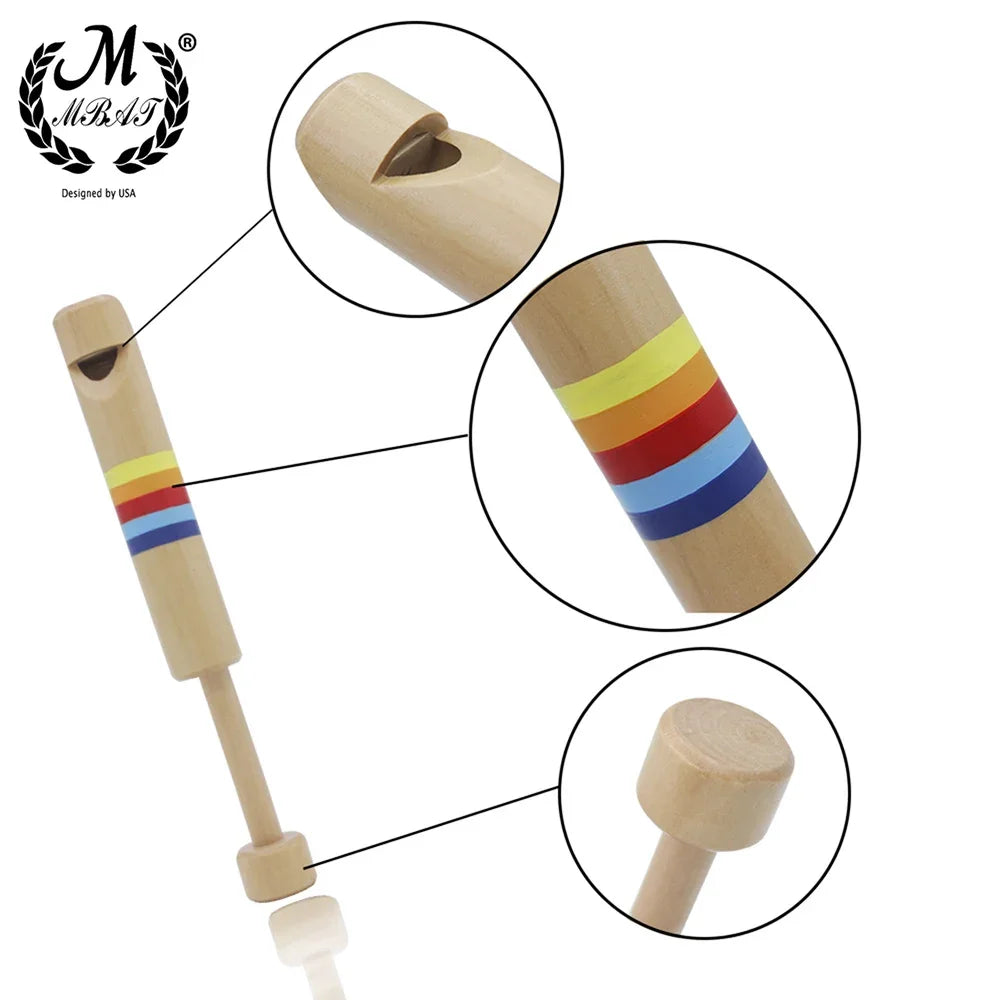 Wooden Sliding Whistle – Educational Musical Toy for Kids