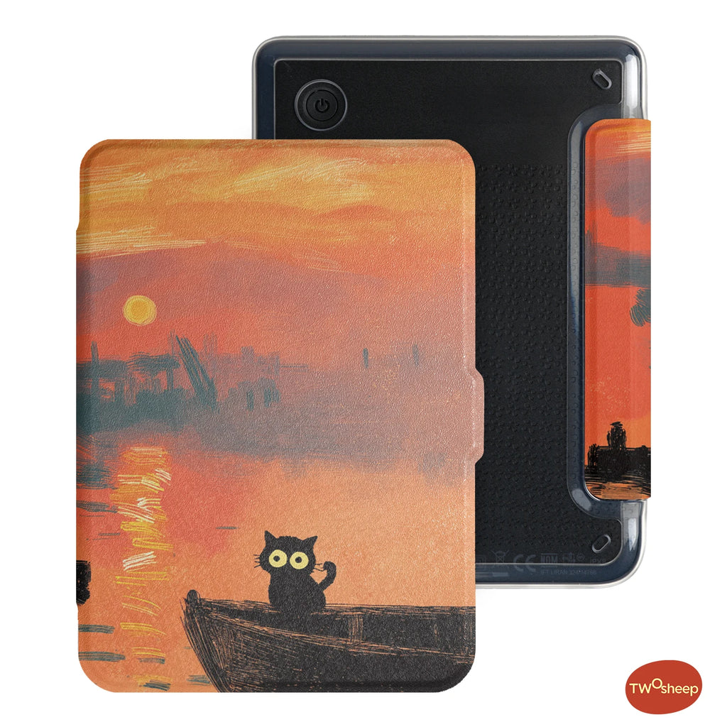 Magnetic Protective Case – Clear Back for Kobo Clara 6-inch E-Reader
