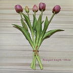 Artificial Tulip Bouquet – Real Touch Floral Decor for Wedding Home