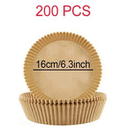 Disposable Air Fryer Parchment Liners – 9 Inch Nonstick Paper for Baking