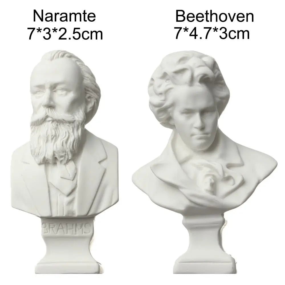 Mini Greek Mythology Bust – Plaster Sculpture for Art Drawing Practice