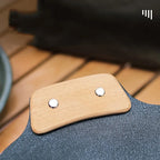 Wooden BBQ Pan Handle – Heat Resistant Anti-Scald Grip for Outdoor Cooking