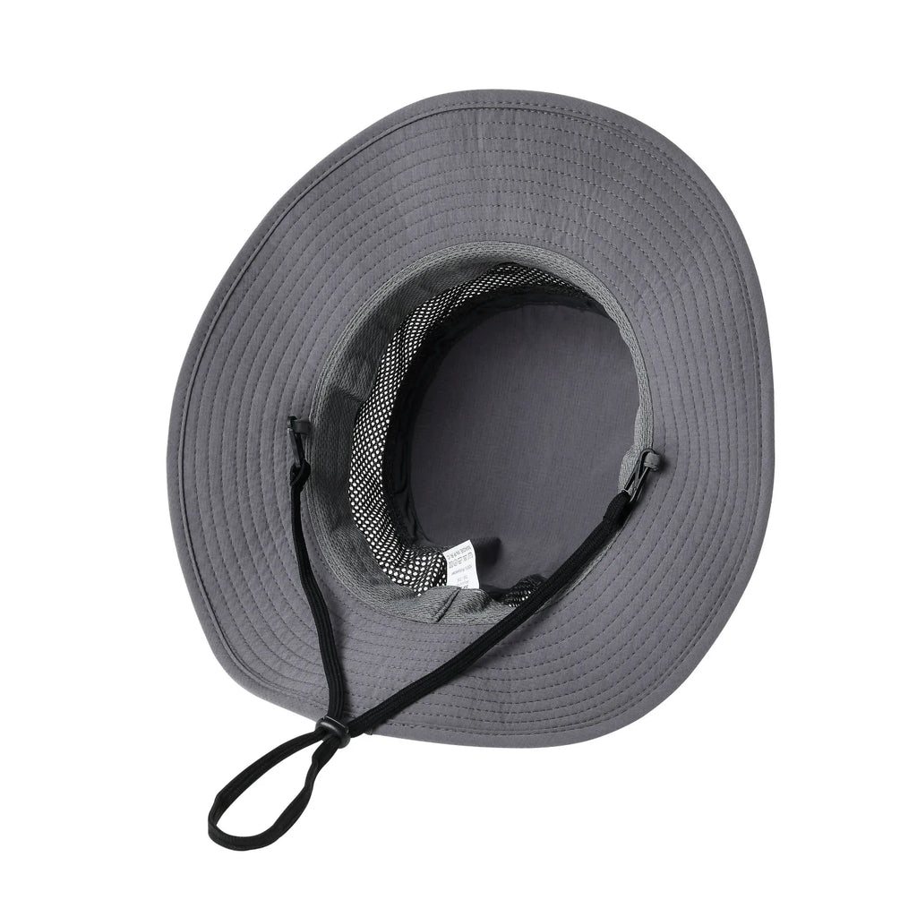 Wide Brim Cooling Sun Hat – Foldable Boonie Cap for Hiking Fishing Safari