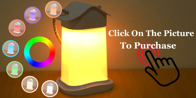 Dimmable Touch Night Lamp – USB Bedside Light for Kids Bedroom Decor