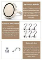 Heavy Duty Magnetic Hooks – Multipurpose Storage for Kitchen and Bathroom