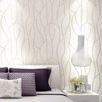 Non-Woven Striped Wallpaper – 53cm Thickened Modern Decor for Bedroom Walls