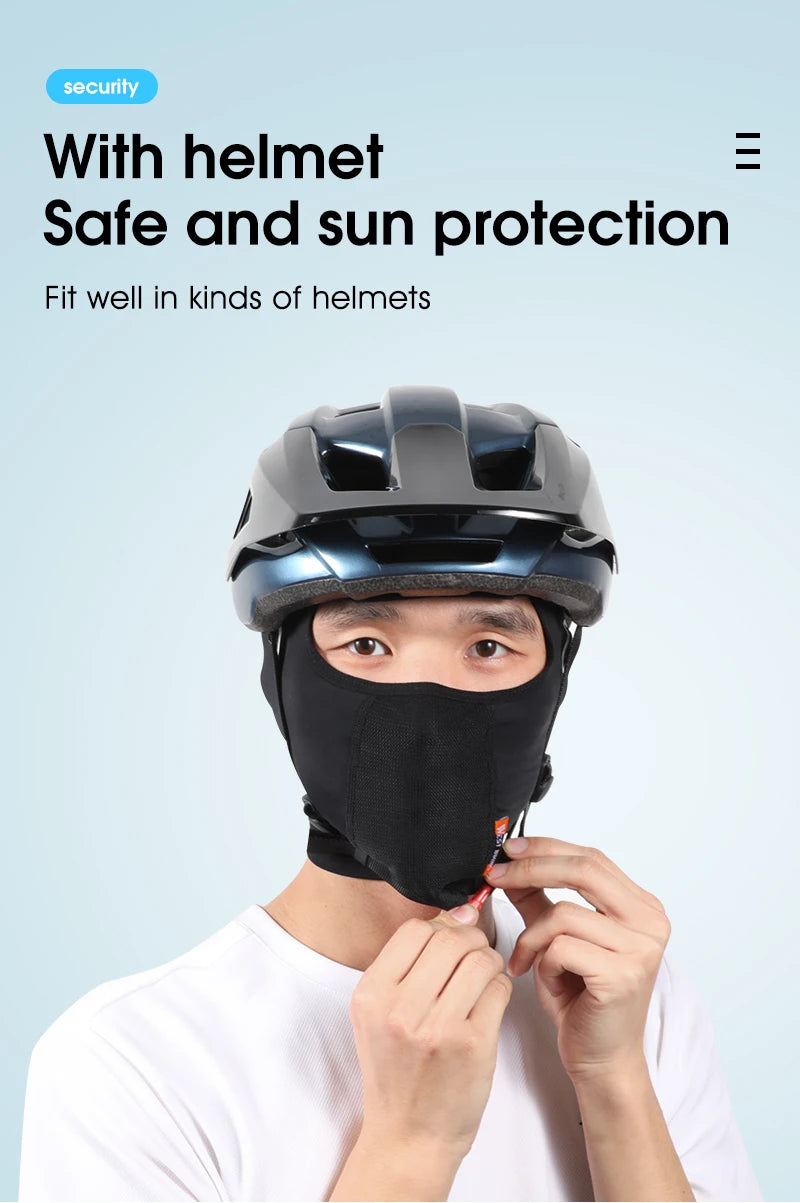 Summer Cooling Balaclava – UV Protection Face Mask for Cycling and Sports