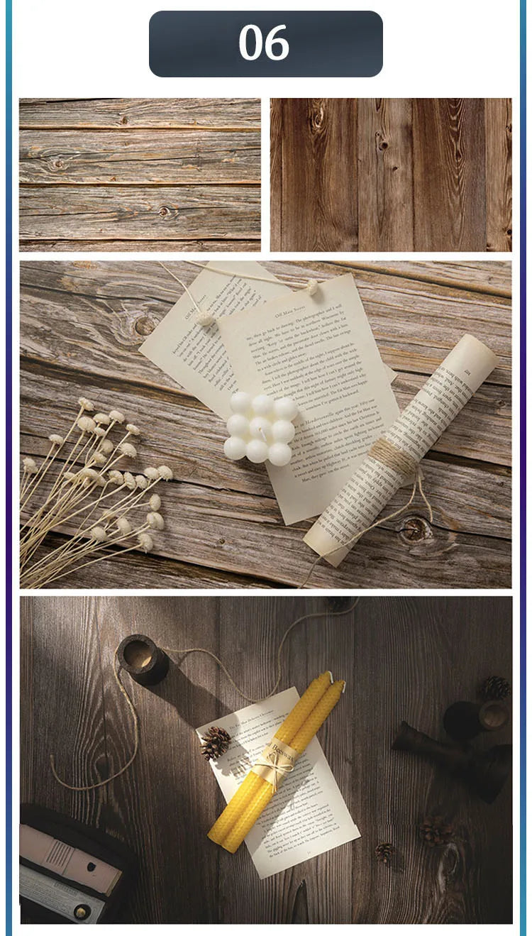 Marble Wood Grain Photography Backdrop – 57x87cm Waterproof Studio Props