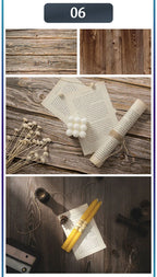 Marble Wood Grain Photography Backdrop – 57x87cm Waterproof Studio Props