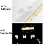 Waterproof COB LED Strip – Flexible High Brightness Ribbon for Home Lighting