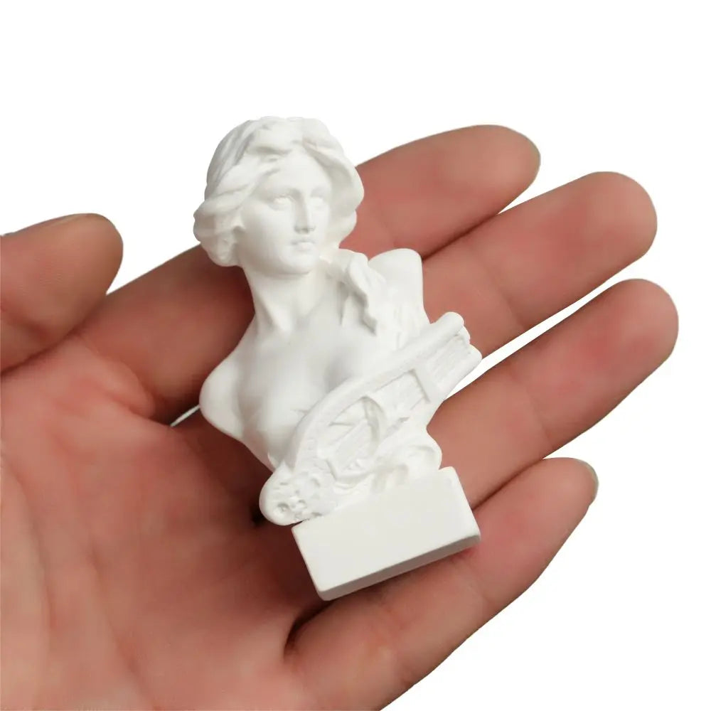 Mini Greek Mythology Bust – Plaster Sculpture for Art Drawing Practice