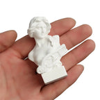 Mini Greek Mythology Bust – Plaster Sculpture for Art Drawing Practice