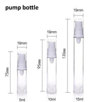 Vacuum Pump Bottle – Refillable Cosmetic Container for Travel Skincare
