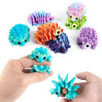 Articulated 3D Printed Hedgehog Figurine – Flexible Desk Decor for Home Office