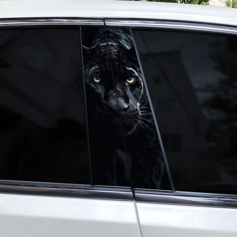 Lion Vinyl Car Decals – Waterproof B-Pillar Styling for Automotive Tuning
