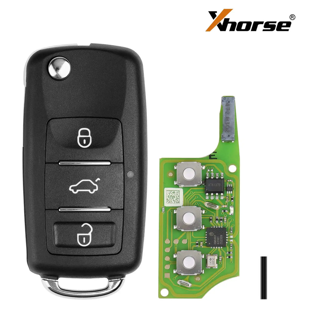 Super Remote Key Fob – Integrated XT27B Chip for Volkswagen B5 Replacement