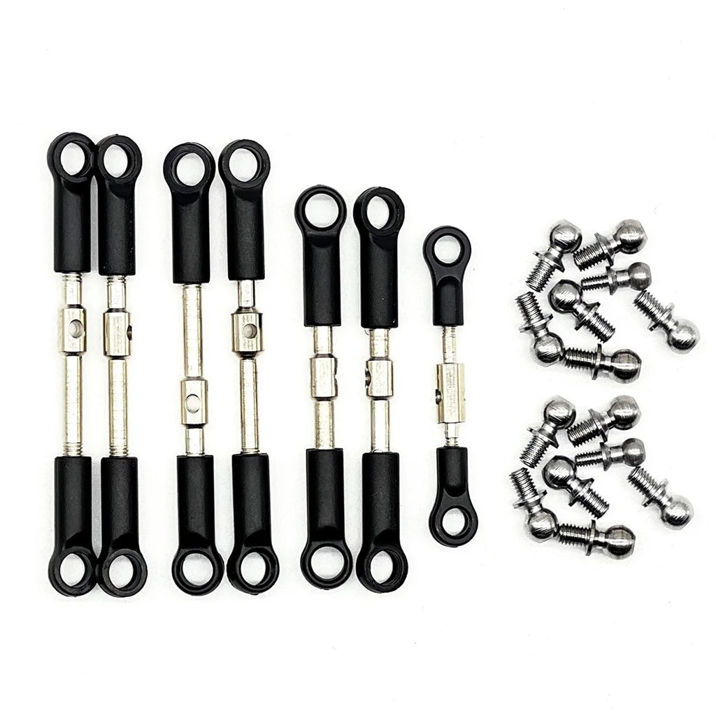 RC Car Steering Linkage and Servo Rod Set for Spare Parts Replacement