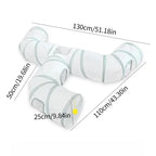 Foldable Pet Play Tunnel – Interactive Drill Barrel for Cat Training